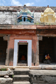 In the outer praharam - Sri Gajalakshmi shrine