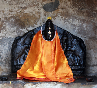 In the outer praharam - Sri Gajalakshmi