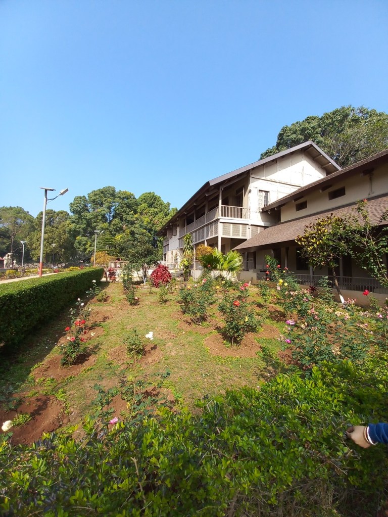 Beautiful Lawn of Chalet house